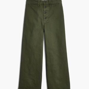 Madewell Wide Leg Crop Pants Size 31